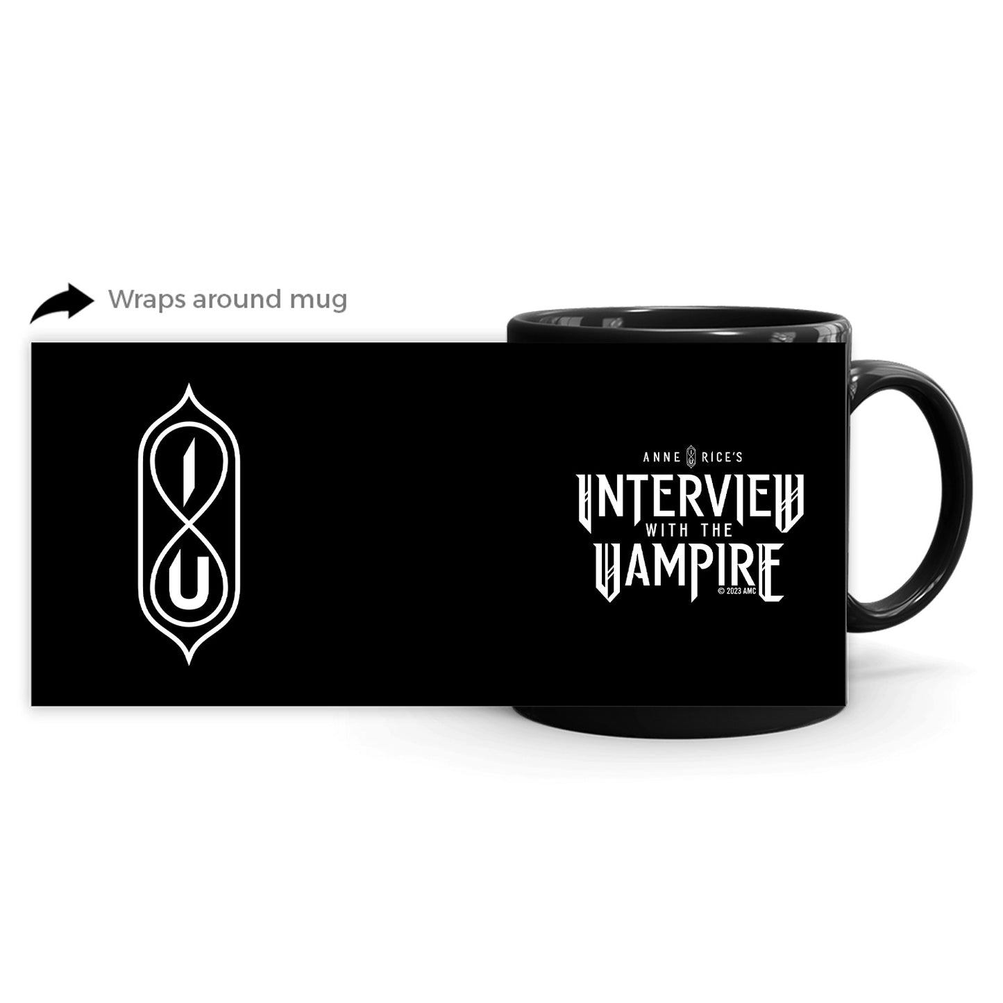 Anne Rice's Interview With The Vampire Hourglass Black Mug