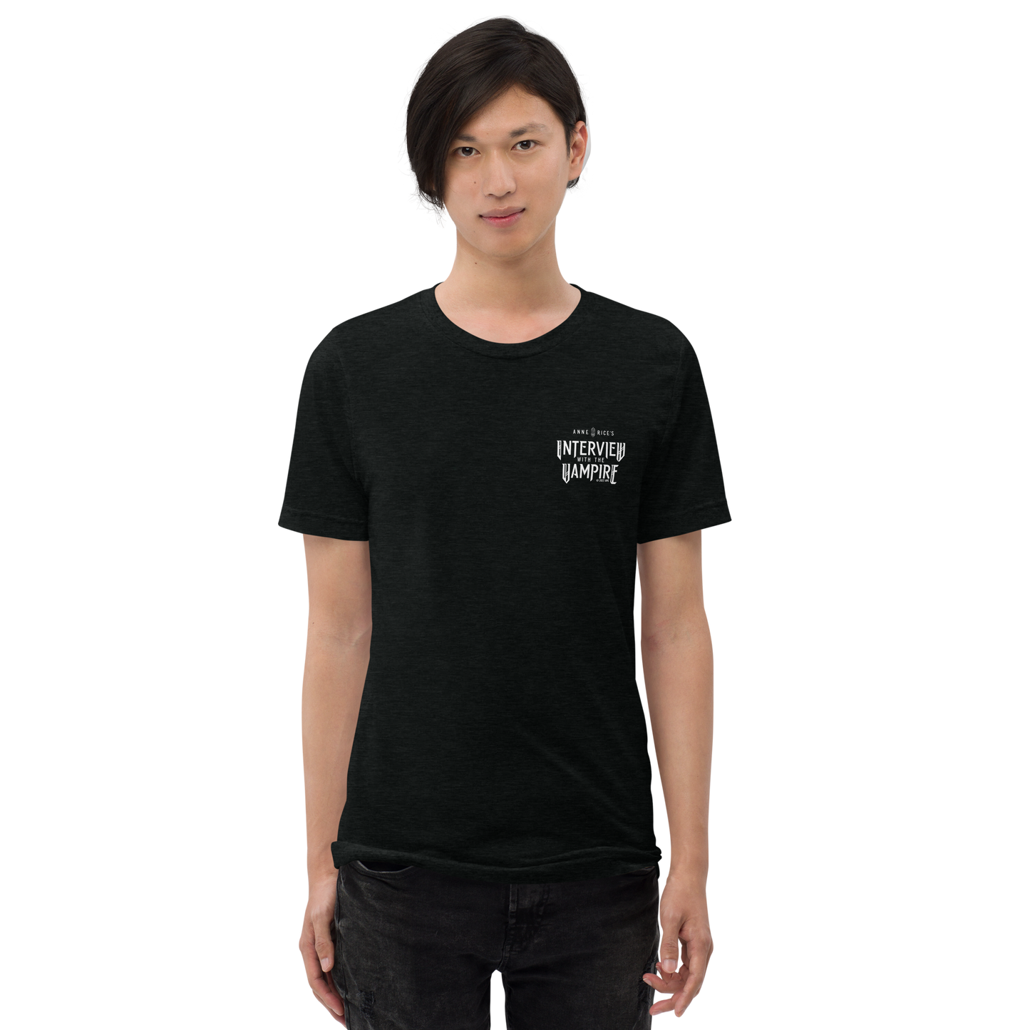 Anne Rice's Interview With The Vampire Logo Adult Tri-Blend T-Shirt