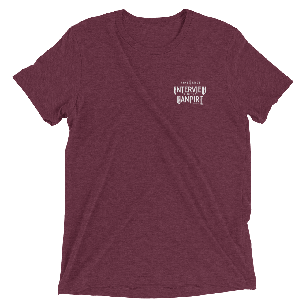 Anne Rice's Interview With The Vampire Logo Adult Tri-Blend T-Shirt
