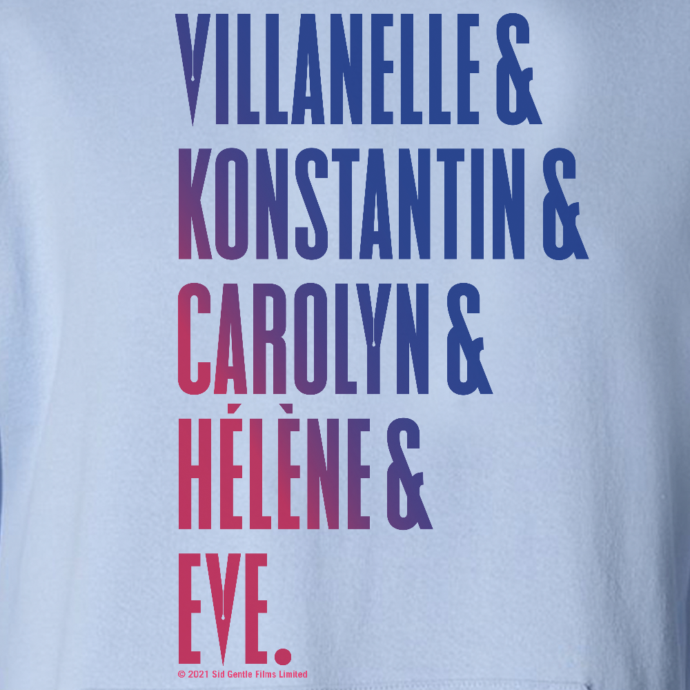 Killing Eve Characters Fleece Hooded Sweatshirt