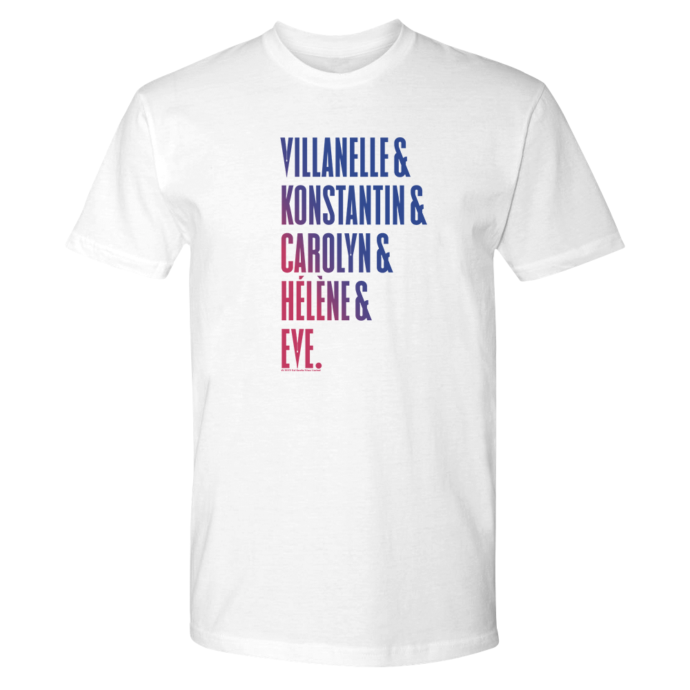 Killing Eve Characters Adult Short Sleeve T-Shirt