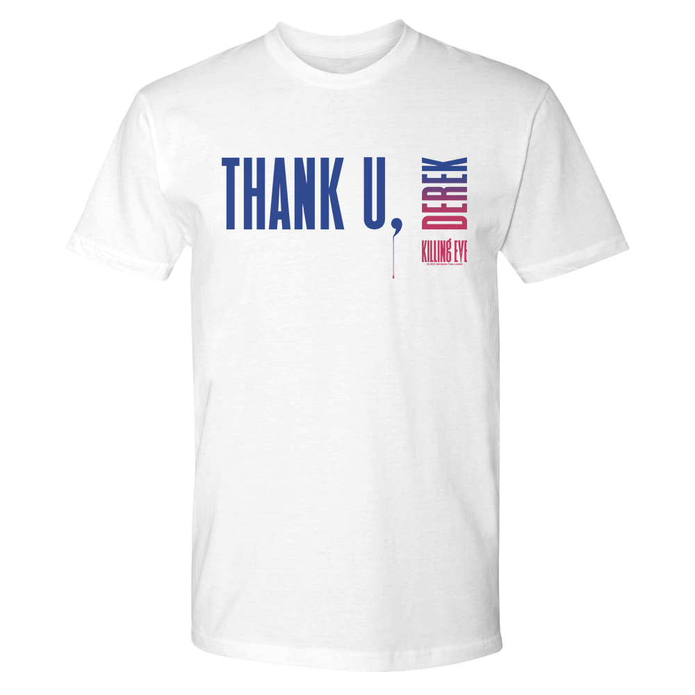 Killing Eve Thank U, Derek Drip Adult Short Sleeve T-Shirt