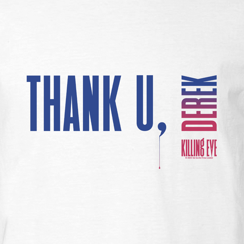Killing Eve Thank U, Derek Drip Adult Short Sleeve T-Shirt