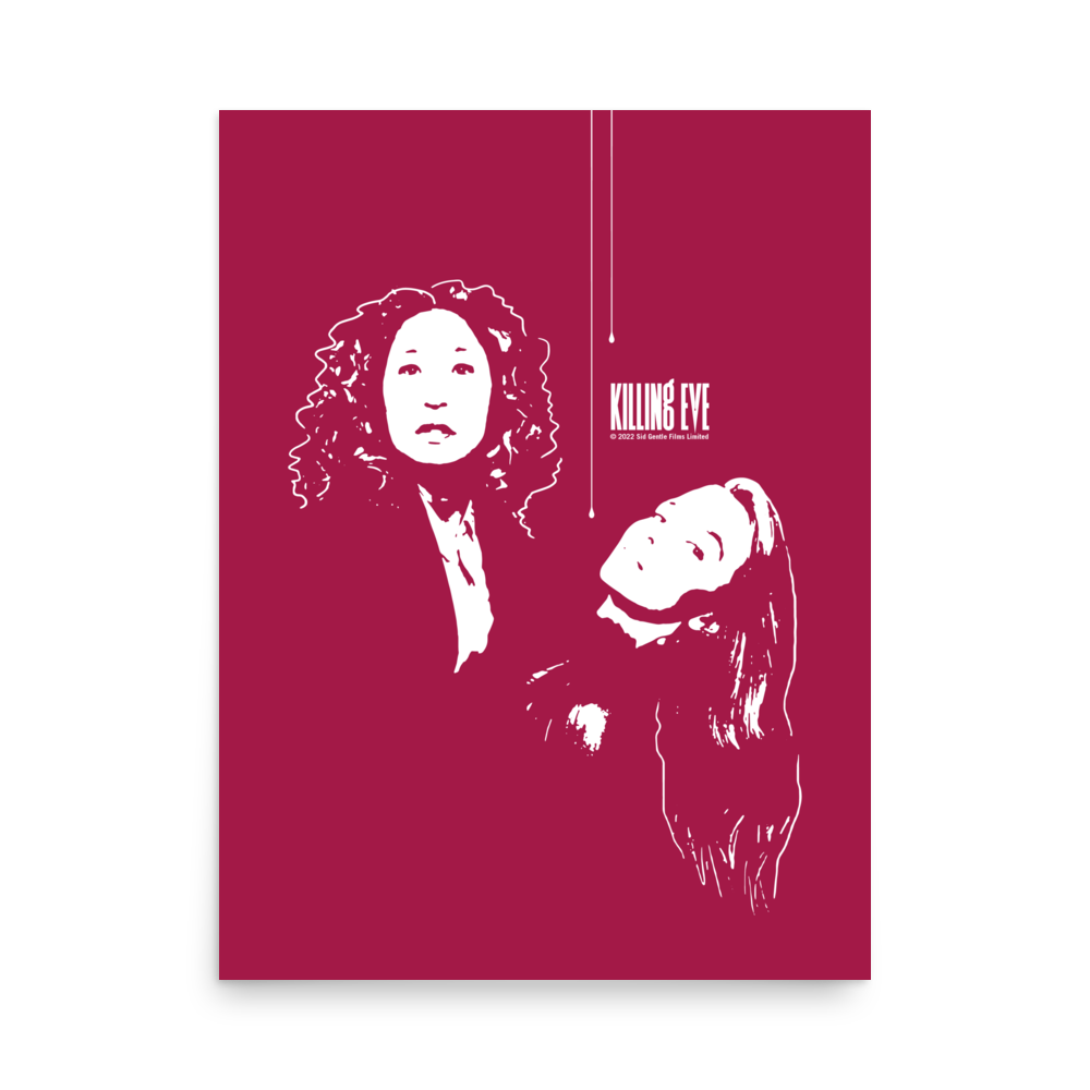 Killing Eve Villanelle & Eve Premium Satin Poster