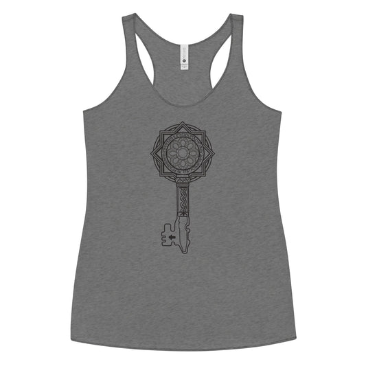 Anne Rice's Mayfair Witches Skeleton Key Women's Tri-Blend Racerback Tank Top