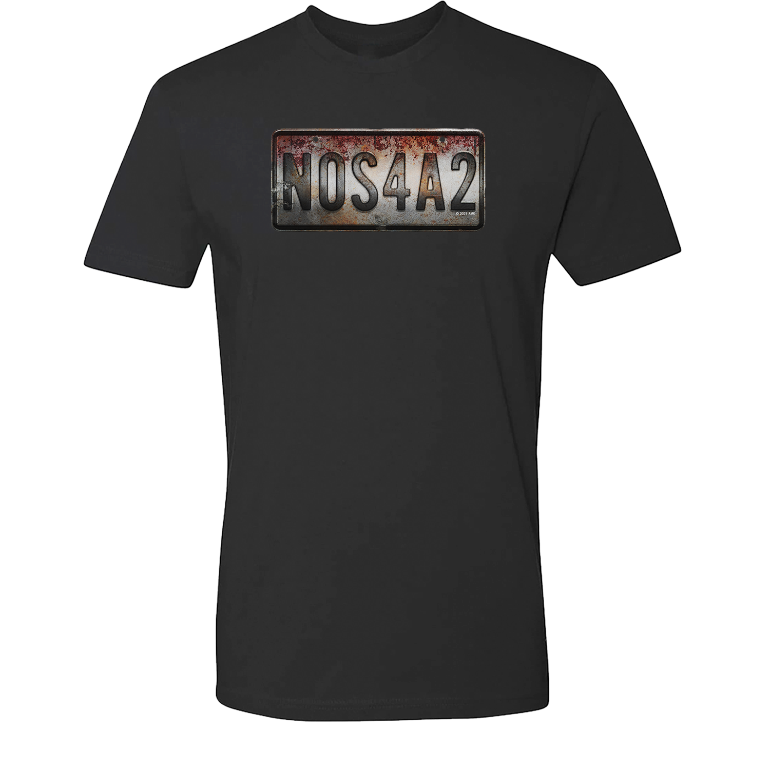 NOS4A2 License Plate Adult Short Sleeve T-Shirt