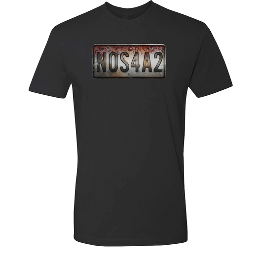 NOS4A2 License Plate Adult Short Sleeve T-Shirt