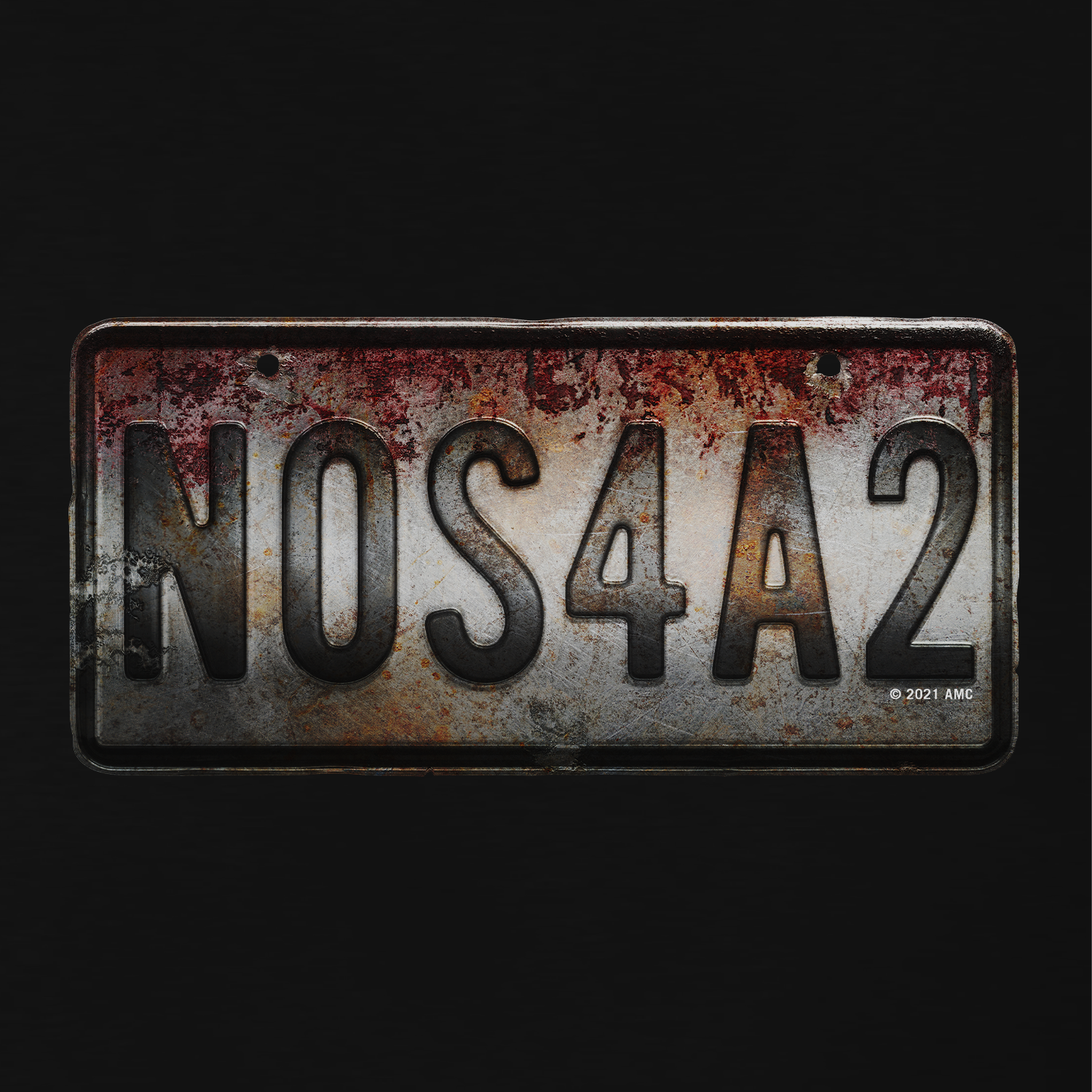 NOS4A2 License Plate Adult Short Sleeve T-Shirt