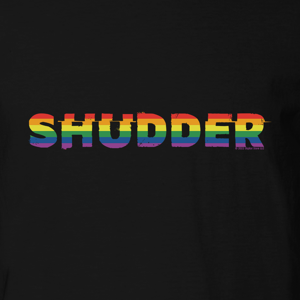 Shudder Pride Logo Adult Short Sleeve T-Shirt