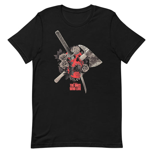 The Walking Dead: The Ones Who Live Floral Skull T-shirt