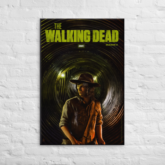 11 Weeks of TWD – Season 8 by Micheline Pitt Premium Gallery Wrapped Canvas