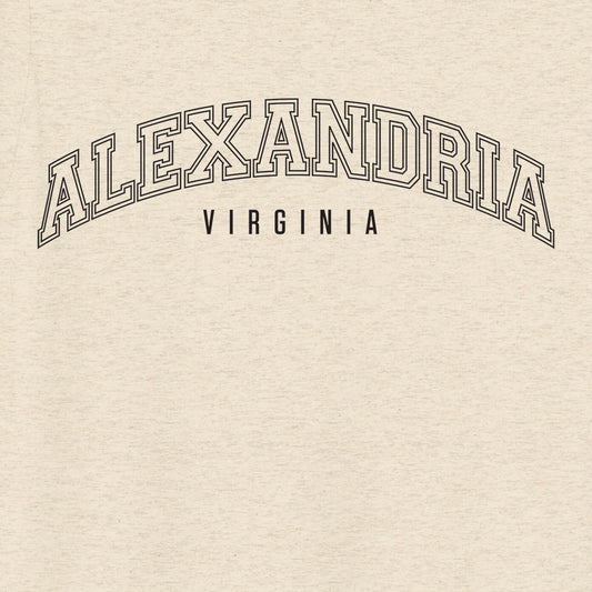 The Walking Dead Alexandria Collegiate Adult Tri-Blend T-Shirt
