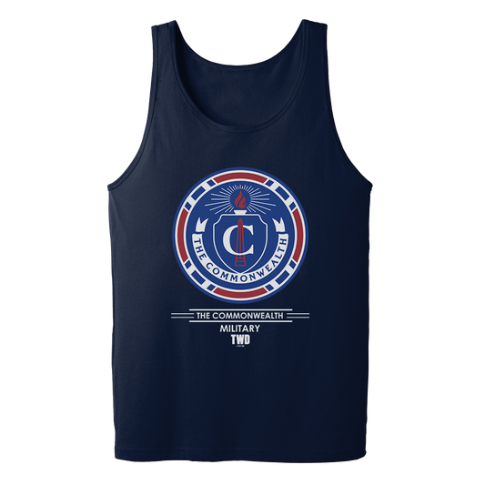The Walking Dead Commonwealth Military Adult Tank Top
