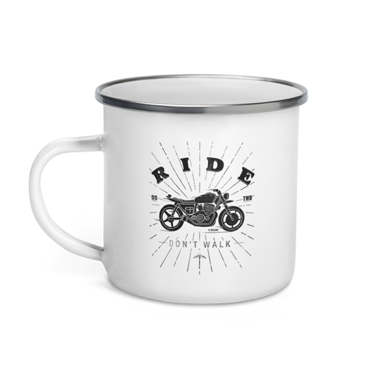 The Walking Dead Daryl Ride Don't Walk Enamel Mug