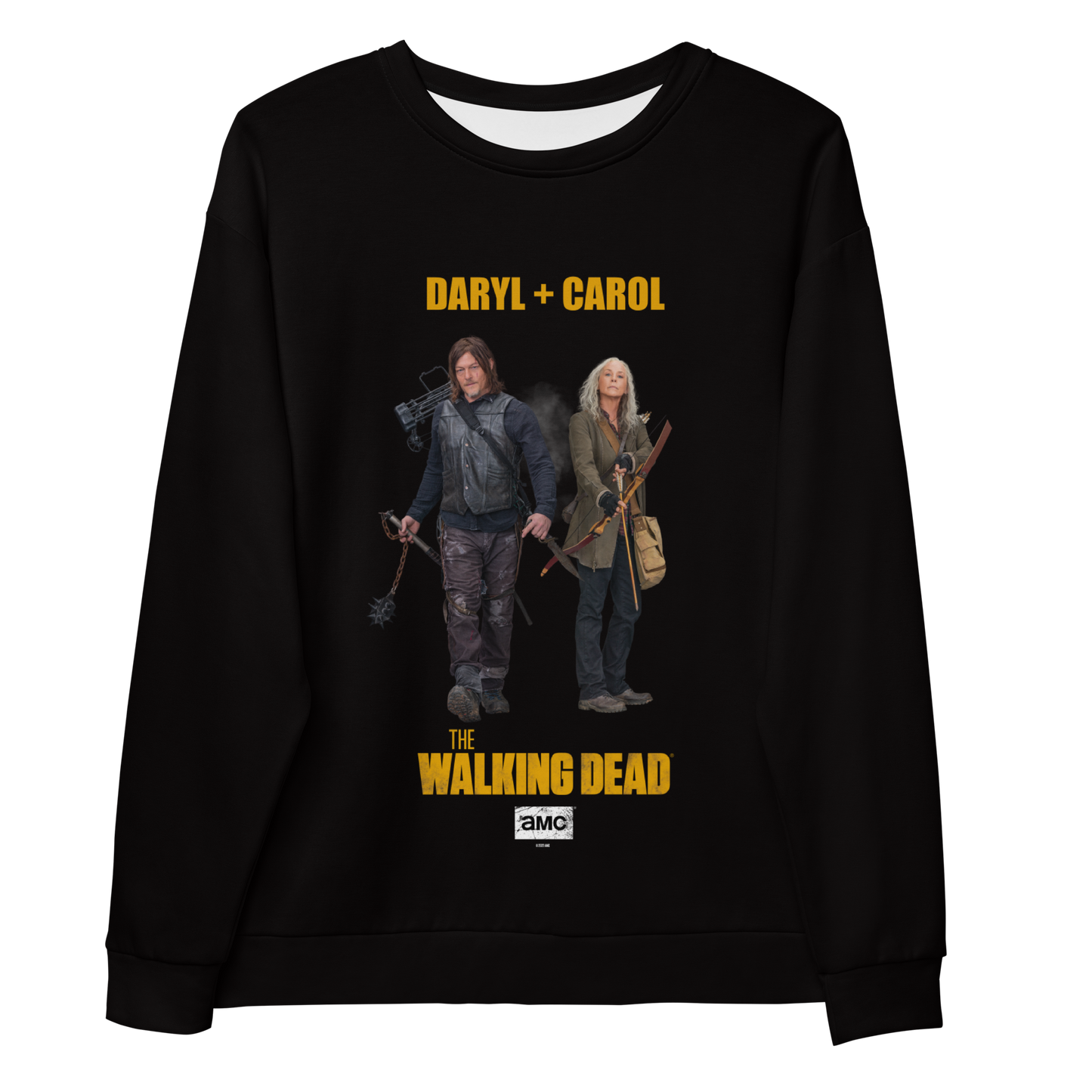 The Walking Dead Daryl + Carol Unisex Crew Neck Sweatshirt