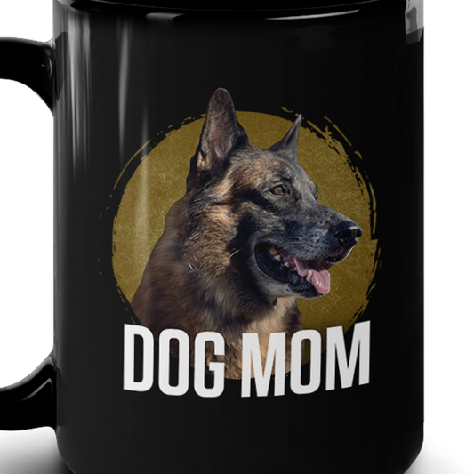 The Walking Dead Dog Mom Black Mug