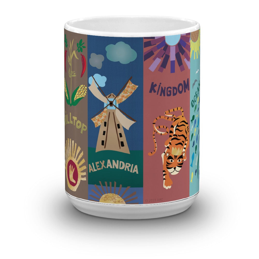 The Walking Dead Community Flags Mug