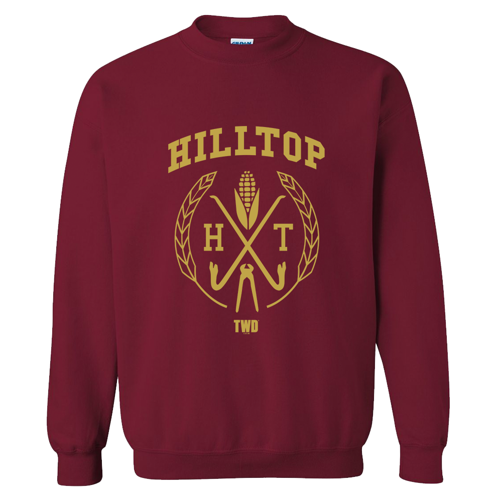The Walking Dead Hilltop Collegiate Fleece Crewneck Sweatshirt