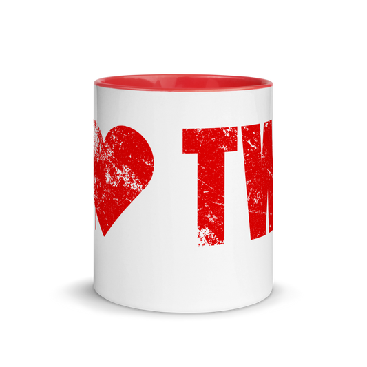 The Walking Dead I Heart TWD Two-Tone Mug