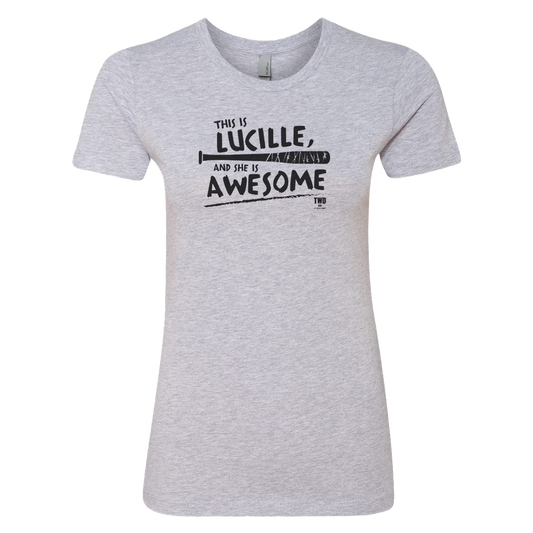 The Walking Dead Lucille Is Awesome Women's Short Sleeve T-Shirt