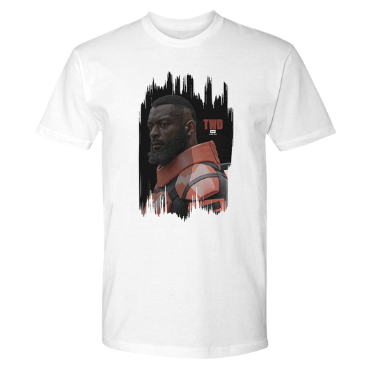 The Walking Dead Mercer Portrait Adult Short Sleeve T-Shirt