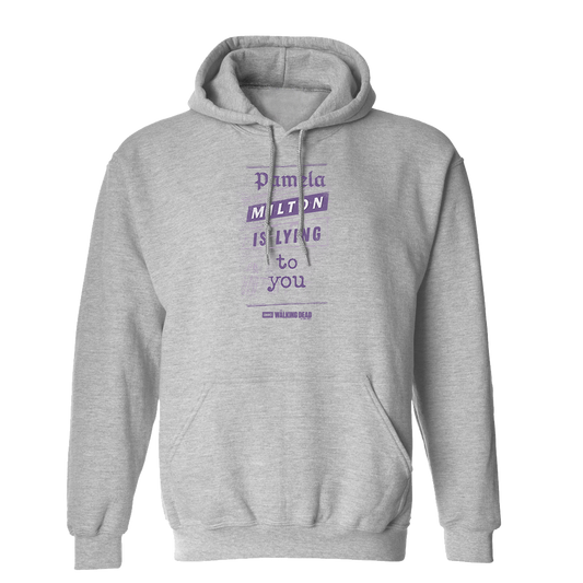 The Walking Dead Milton Newspaper Fleece Hooded Sweatshirt