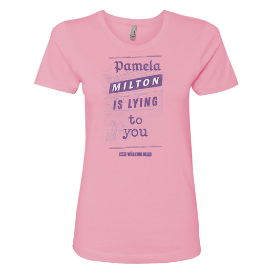 The Walking Dead Milton Newspaper Women's Short Sleeve T-Shirt