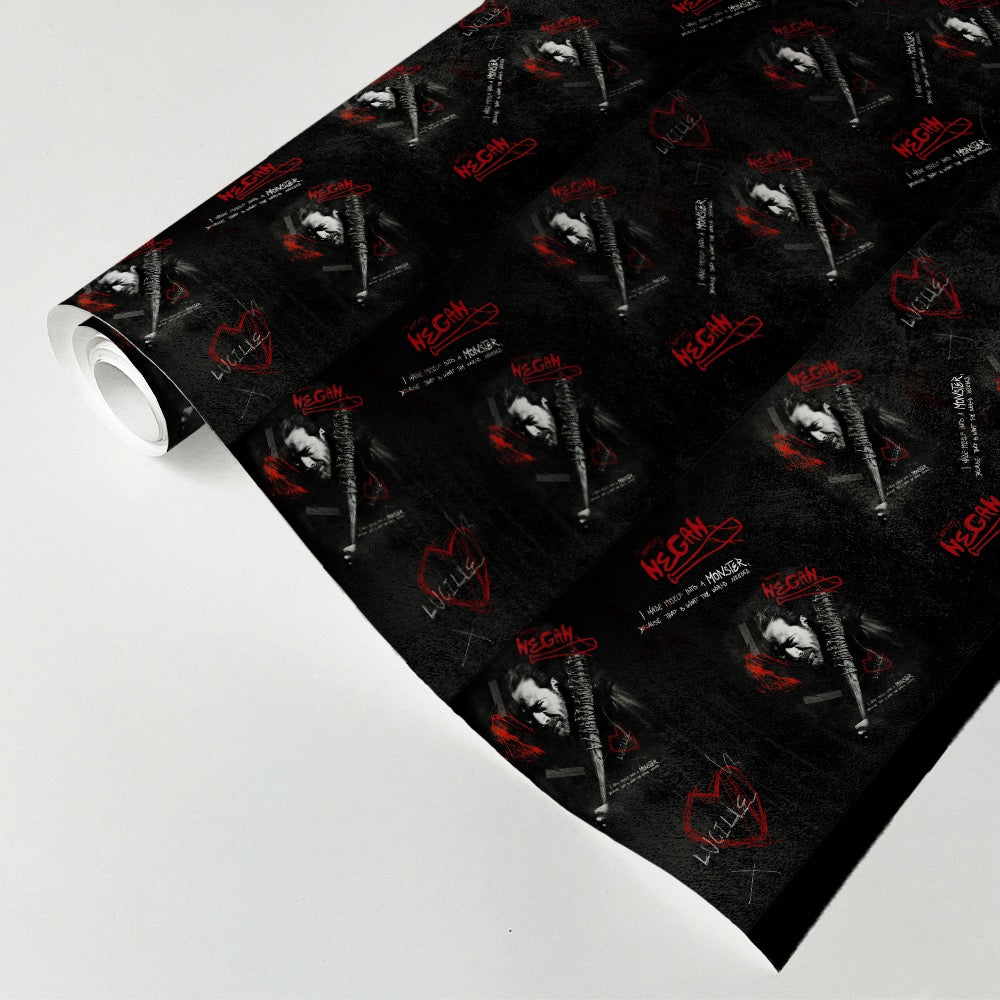 The Walking Dead Negan Graffiti Wrapping Paper