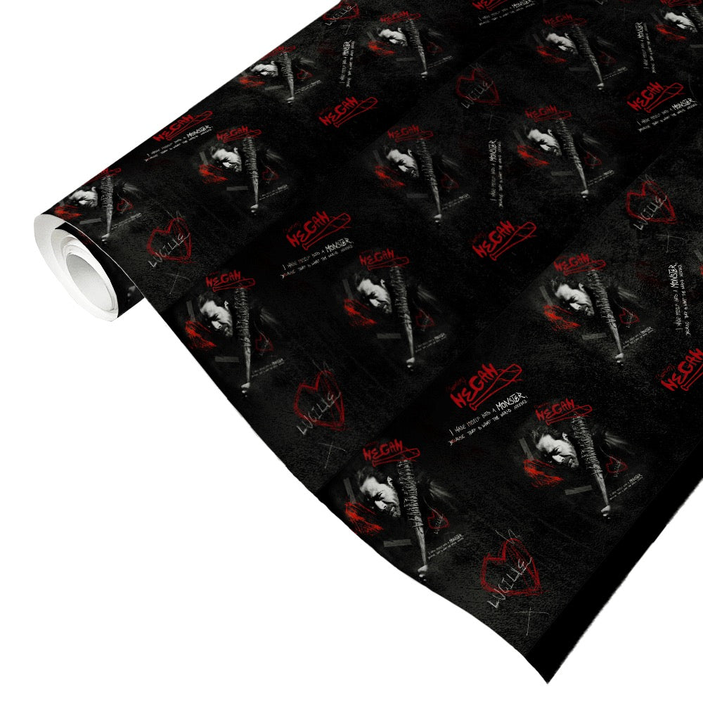 The Walking Dead Negan Graffiti Wrapping Paper