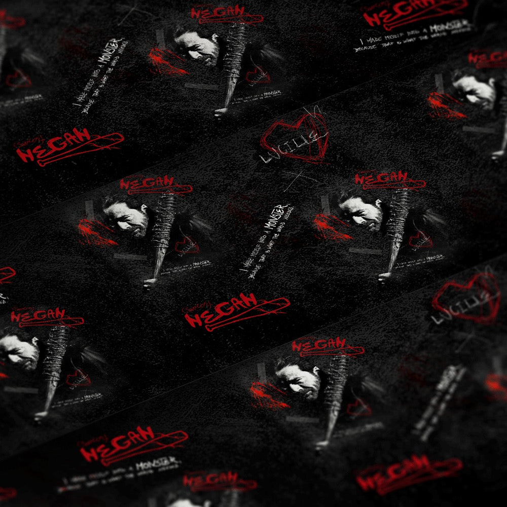 The Walking Dead Negan Graffiti Wrapping Paper