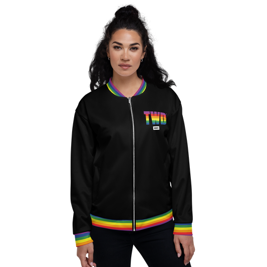 The Walking Dead Pride Logo Unisex Bomber Jacket