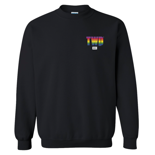 The Walking Dead Pride Icons Stack Fleece Crewneck Sweatshirt