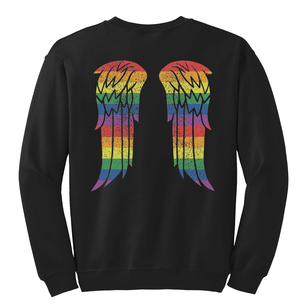 The Walking Dead Pride Wings Fleece Crewneck Sweatshirt
