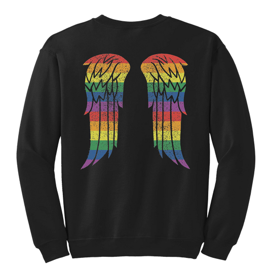 The Walking Dead Pride Wings Fleece Crewneck Sweatshirt