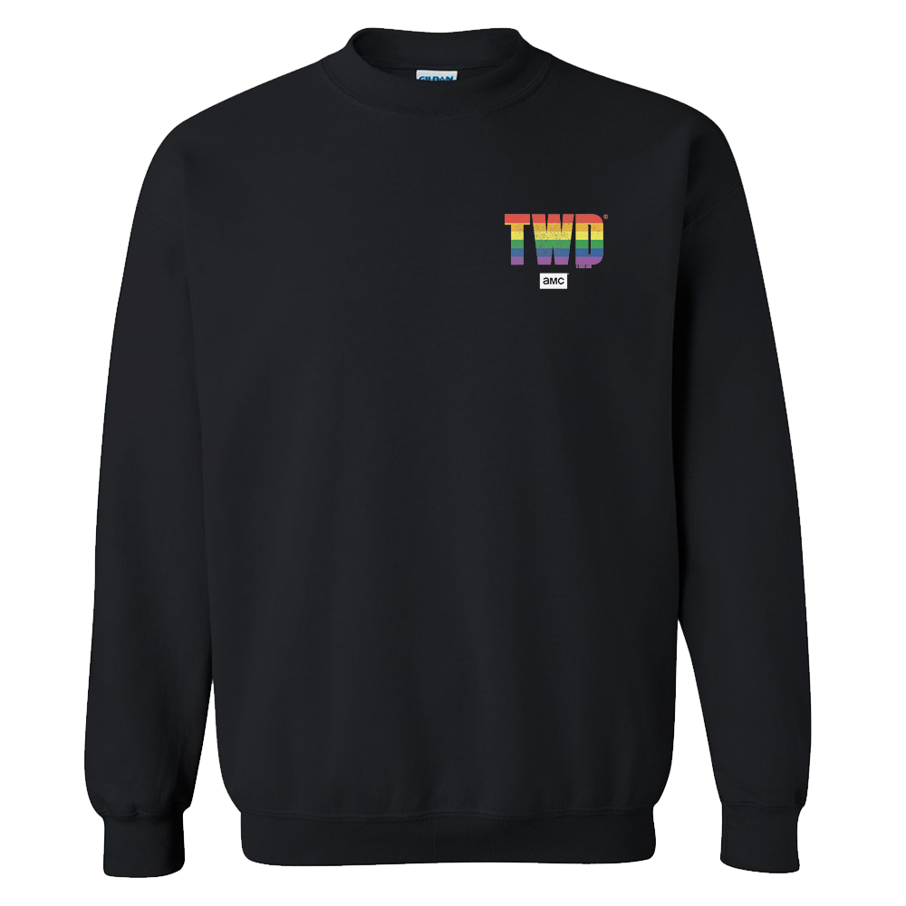 The Walking Dead Pride Wings Fleece Crewneck Sweatshirt