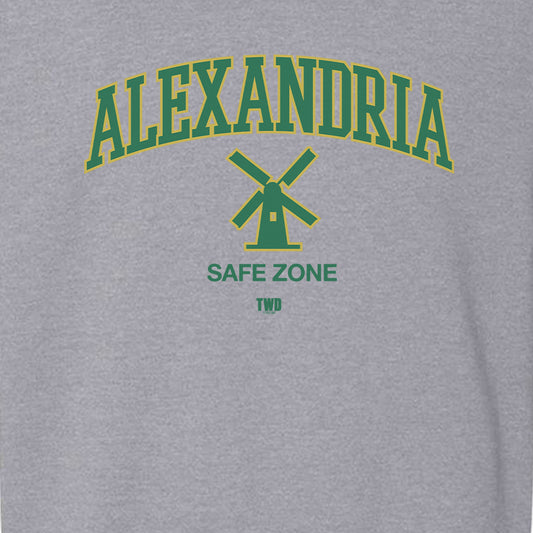 The Walking Dead Alexandria Collegiate Fleece Crewneck Sweatshirt