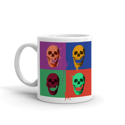 The Walking Dead Skull Pop White Mug