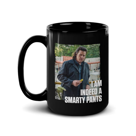 The Walking Dead Eugene Smarty Pants Black Mug
