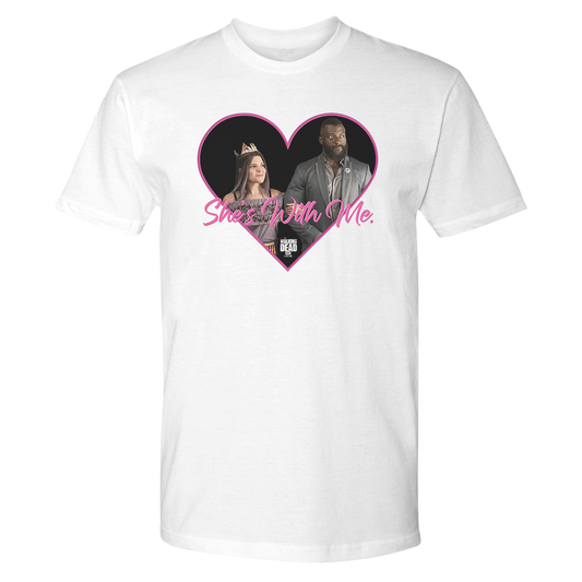 The Walking Dead She's With Me Adult Short Sleeve T-Shirt