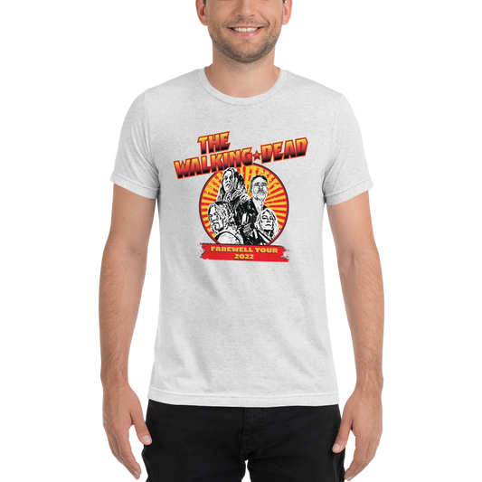 The Walking Dead Farewell Tour Band Unisex Tri-Blend T-Shirt