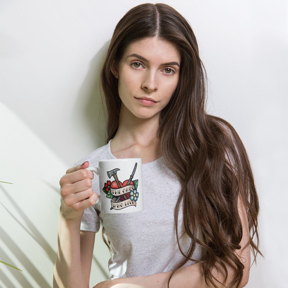 The Walking Dead: The Ones Who Live Heart Mug