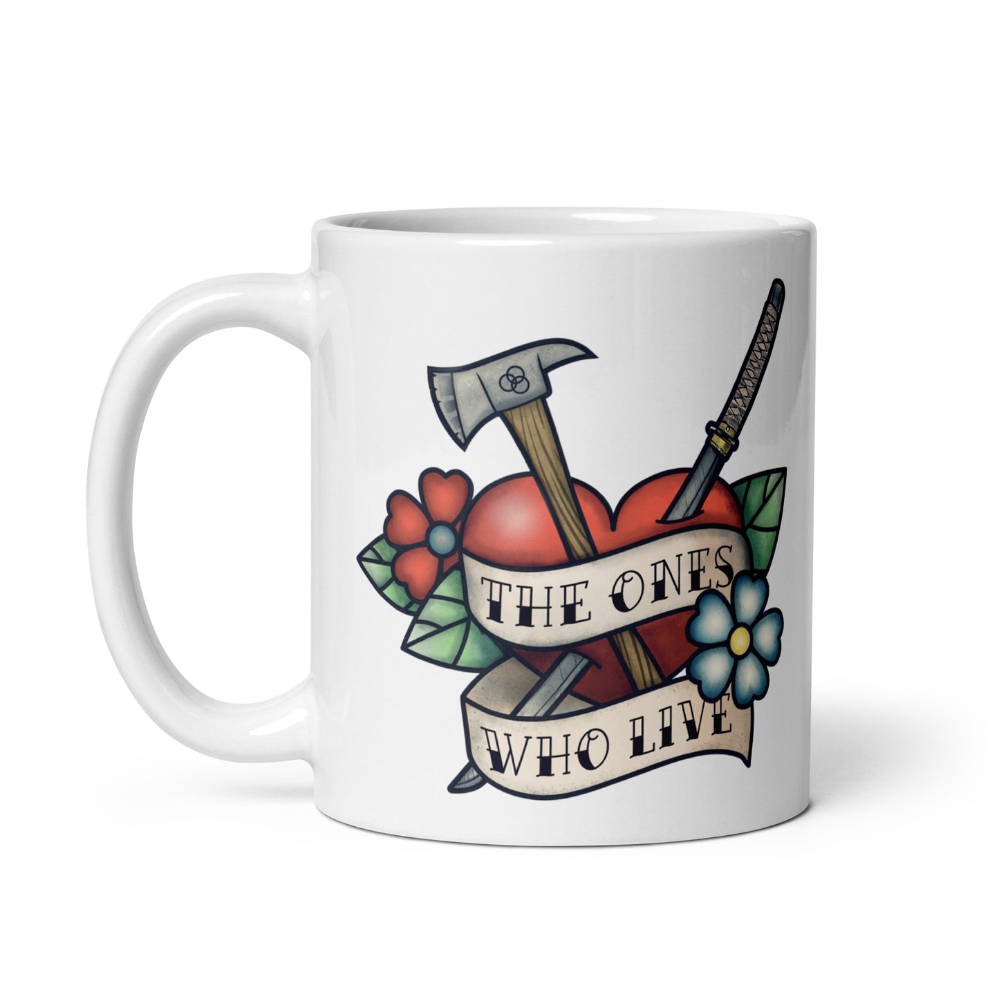 The Walking Dead: The Ones Who Live Heart Mug