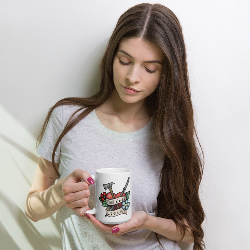 The Walking Dead: The Ones Who Live Heart Mug