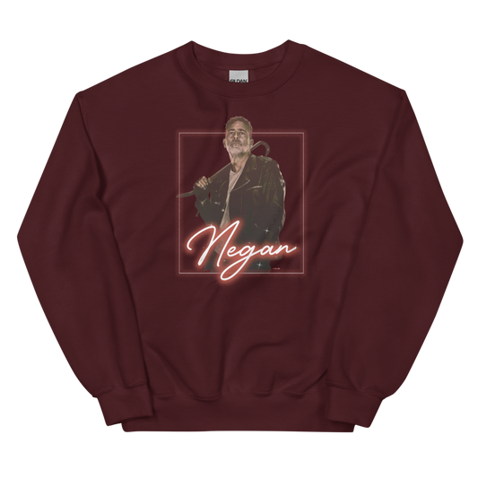 The Walking Dead TWD-VINT-NEG Fleece Crewneck Sweatshirt