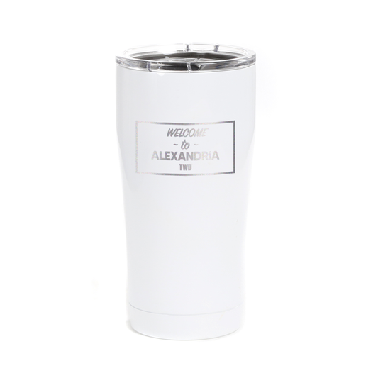 The Walking Dead Welcome to Alexandria Laser Engraved Tumbler