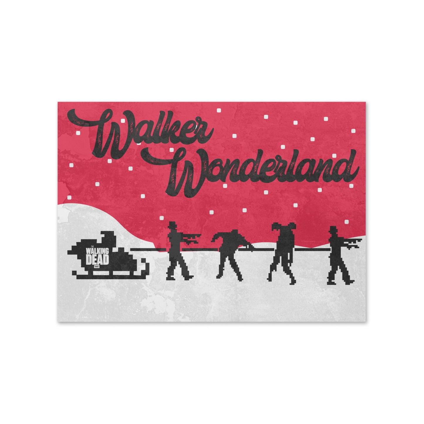 The Walking Dead Walker Wonderland Greeting card