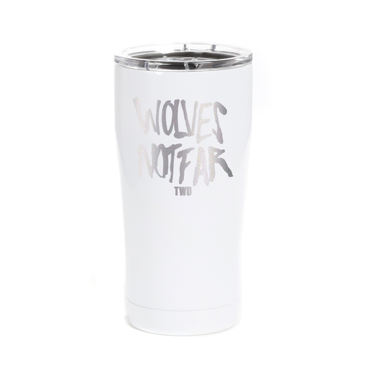 The Walking Dead Wolves Not Far Laser Engraved Tumbler