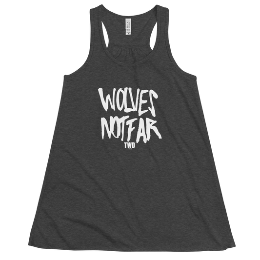 The Walking Dead Wolves Not Far Women's Racerback Tank Top