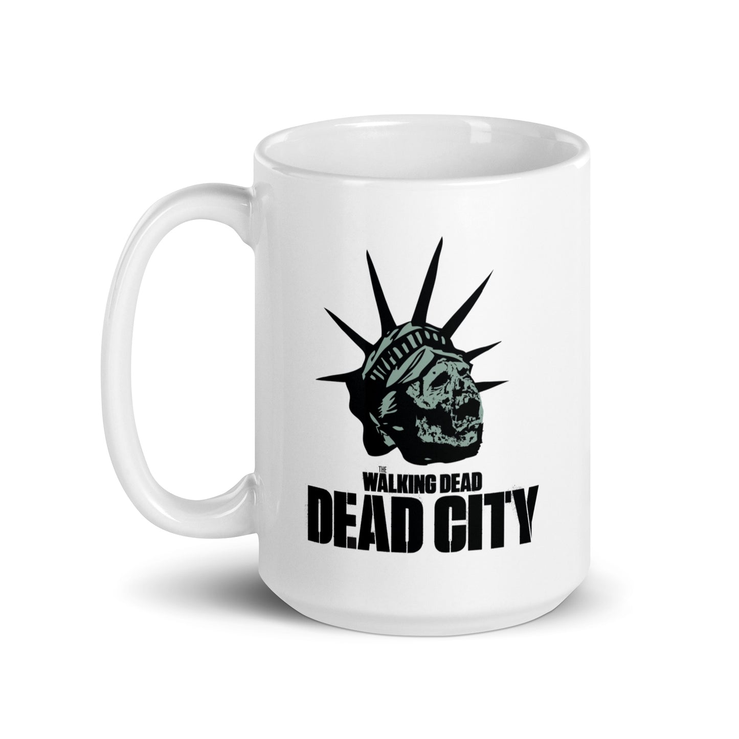 Dead City Liberty Zombie White Mug