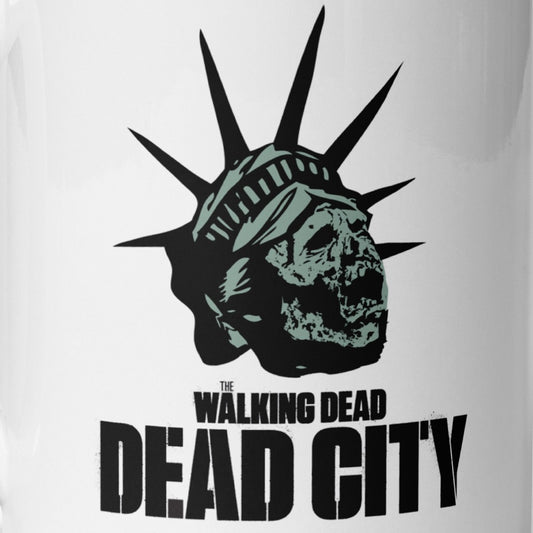 Dead City Liberty Zombie White Mug
